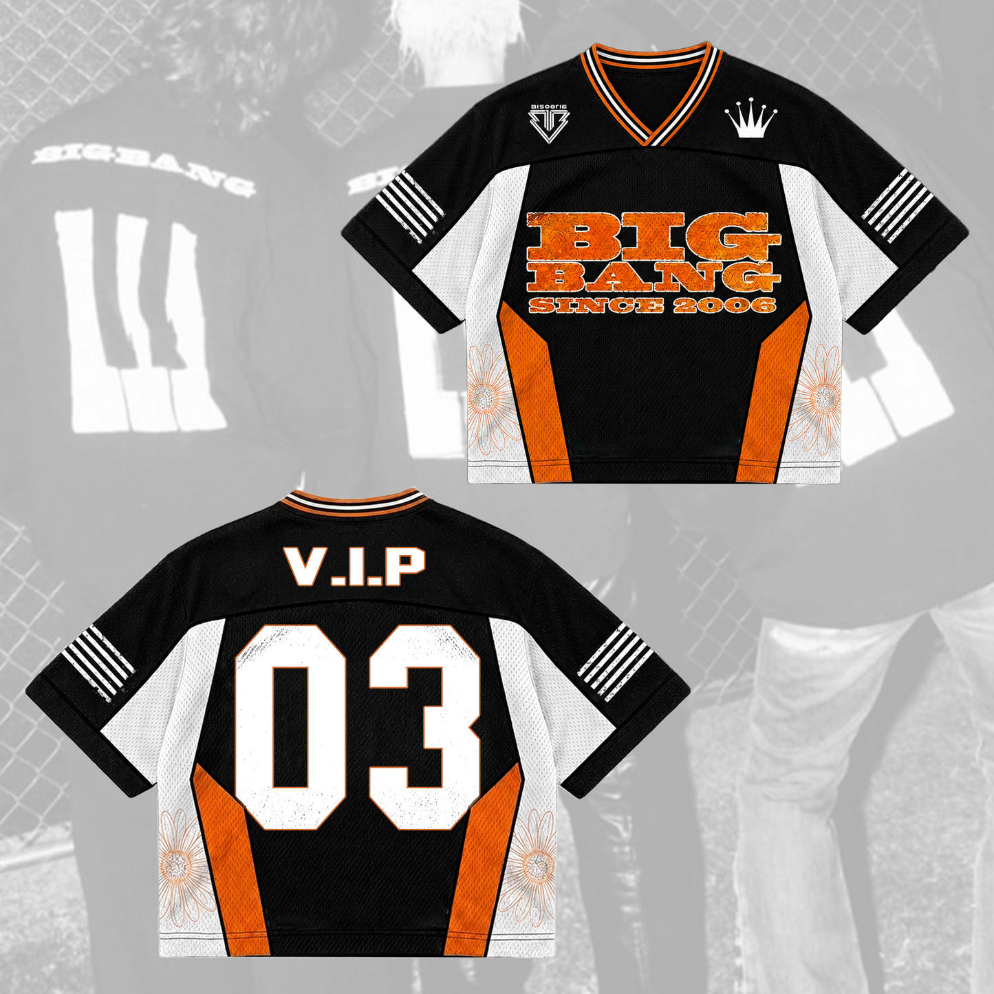BIGBANG 2026 World Tour Cosmos Mixed Mesh Jersey Gift For Fans