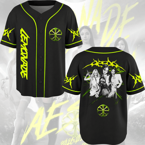 Aggressive Aespa WDA Lemonade Album Baseball Jersey