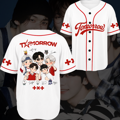 TXT Concert 2026 Tomorrow Signature Baseball Jersey