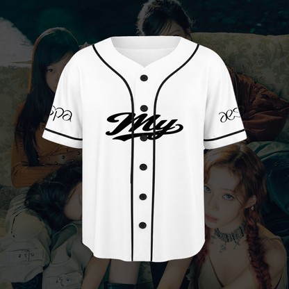 Dazzling aespa Complexity Tour Baseball Jersey Lemonade Gift for Fan