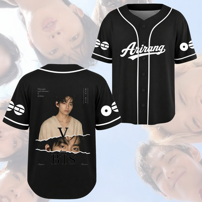 Stylish BTS Arirang World Tour Baseball Jersey Gift For Army