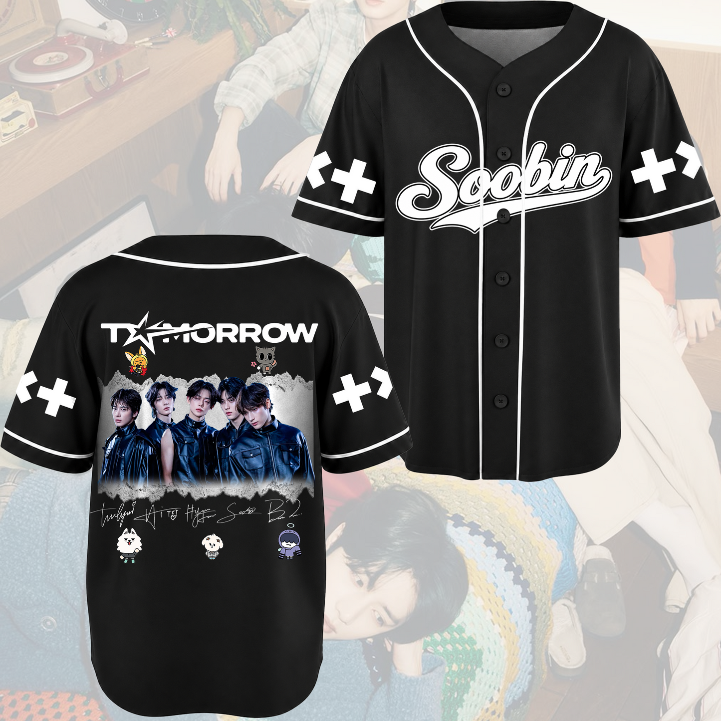 TXT Tomorrow Signature Baseball Jersey Fan Edition