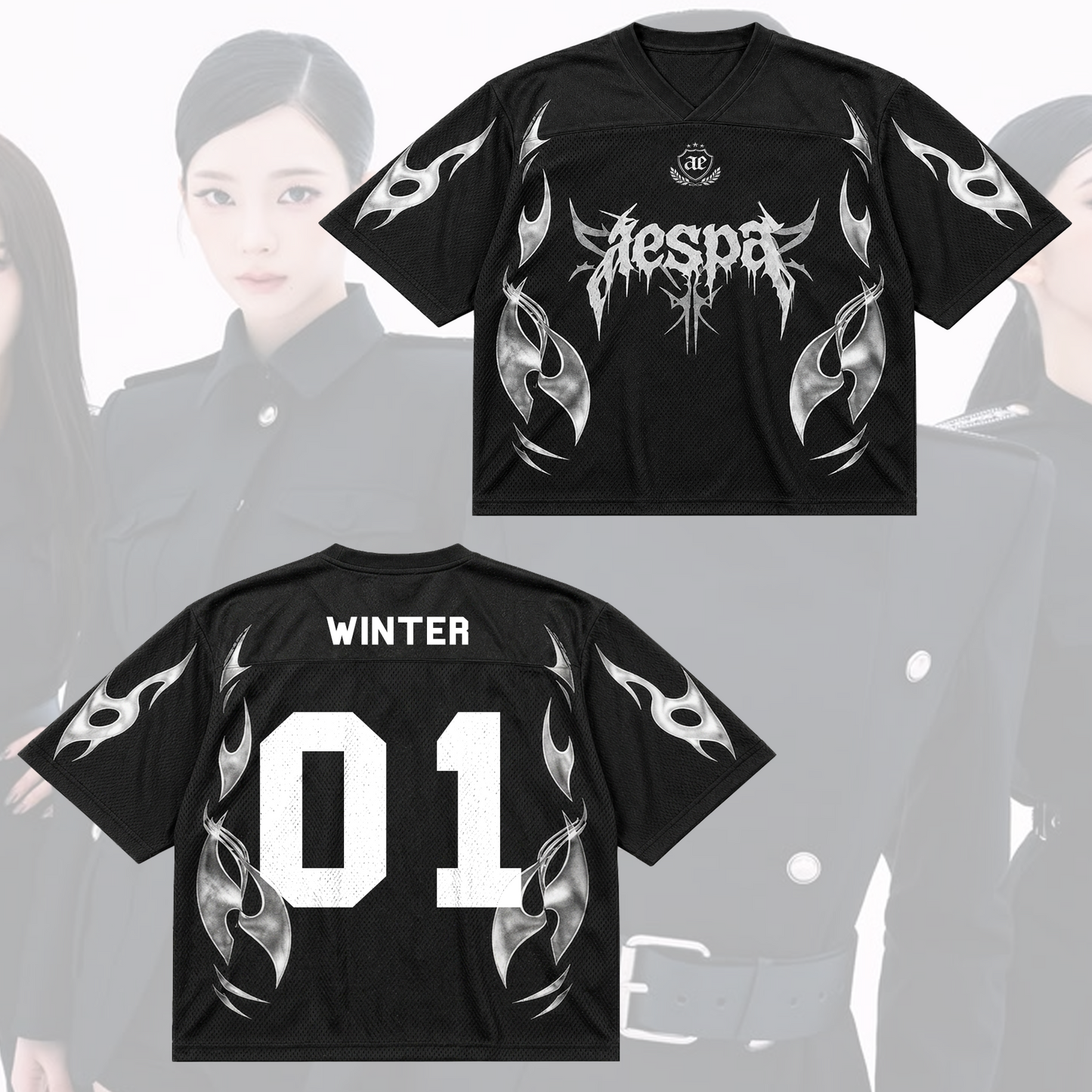 Futuristic Aespa Synk Complexity 2026 Tour Jersey Gift For Fans