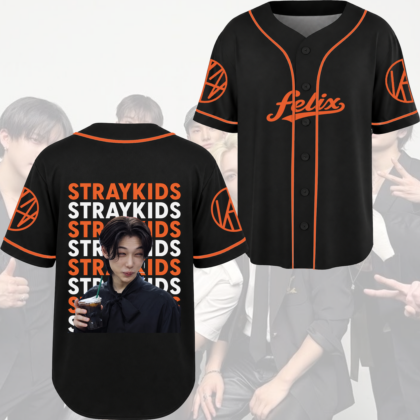 Stray Kids Dynamic Meme Concept Baseball Jersey STAY Aesthetic Humor Gifts For Fans
