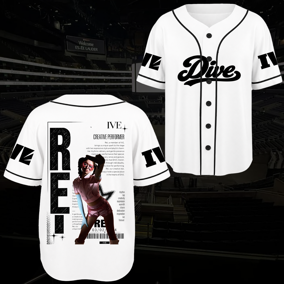 Graceful Performer I.V.E. Club Baseball Jersey For Dive