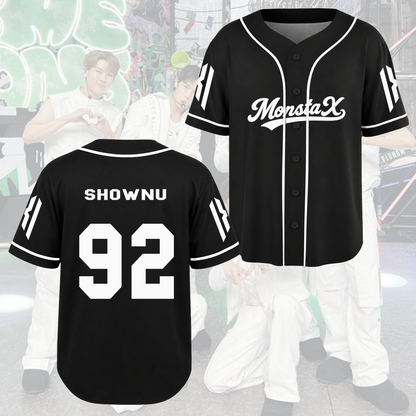MONSTA X Come Back Baseball Jersey Concert Outfit Gift For Fans