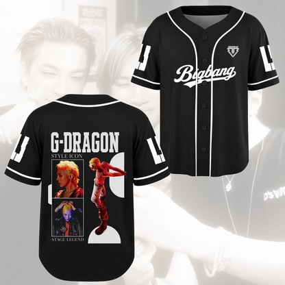 Stylish Big Bang Biiig Baseball Jersey Fan Gift For Fans