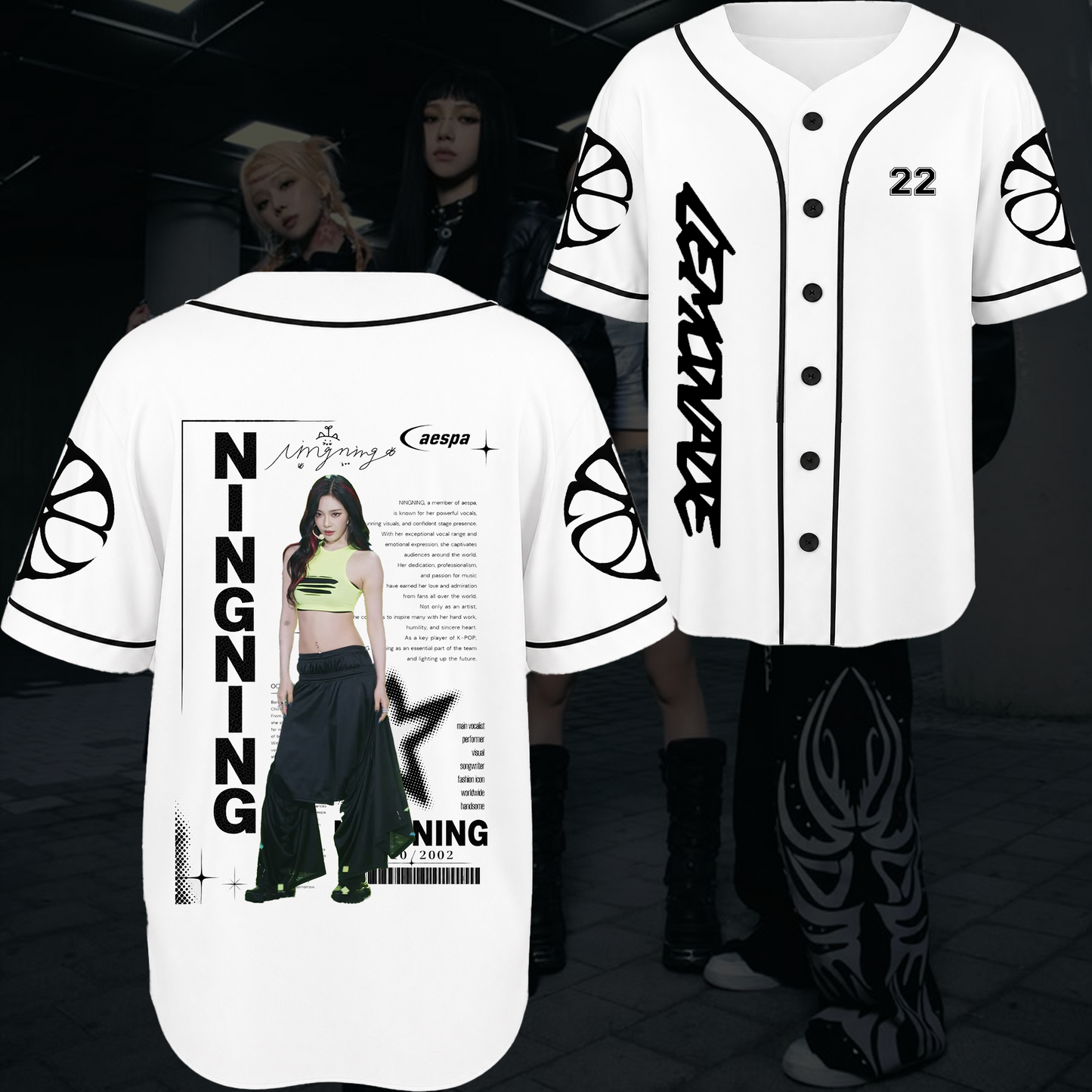 Aespa Chronicles Lemonade Baseball Jersey Gift For Fans
