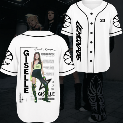 Aespa Chronicles Lemonade Baseball Jersey Gift For Fans