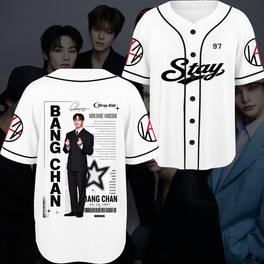 Stray Kids Stay Chronicles Baseball Jersey Gift For Fans