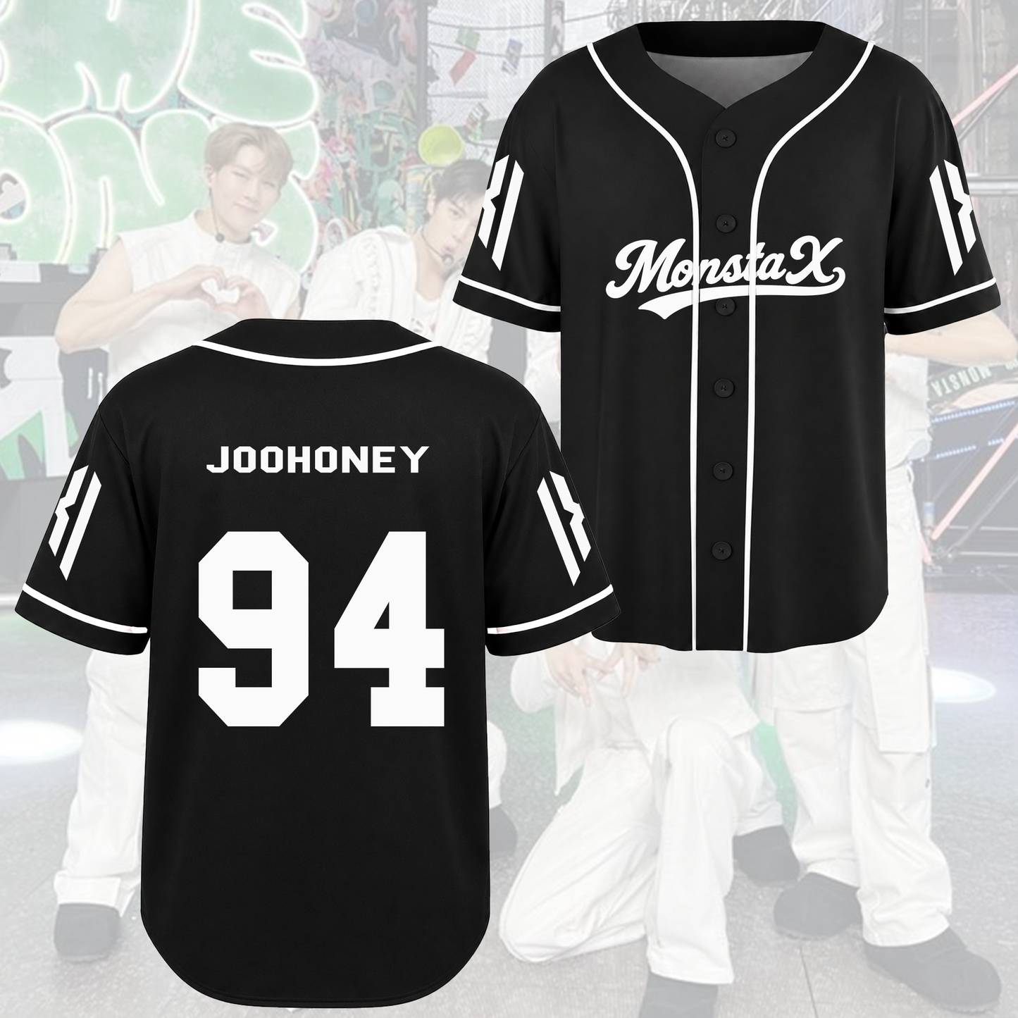 MONSTA X Come Back Baseball Jersey Concert Outfit Gift For Fans
