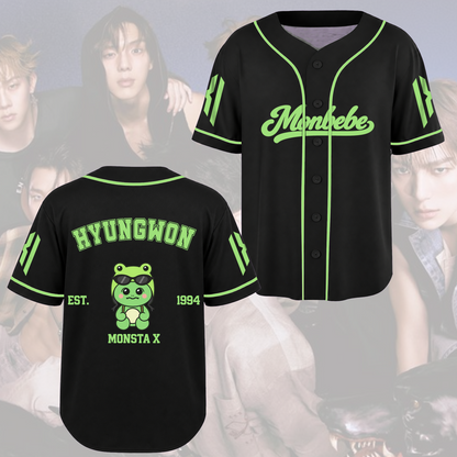 Monsta X World Tour The X Nexus Baseballtrikot Fan-Edition