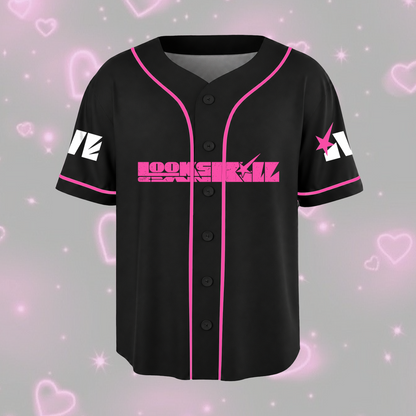 Fierce Looks Can Kill I.V.E. Club Photo Print Baseball Jersey For Dive