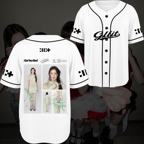 Illit I Got Your Back Baseball Jersey Signature Retro Merch Gift For Fans