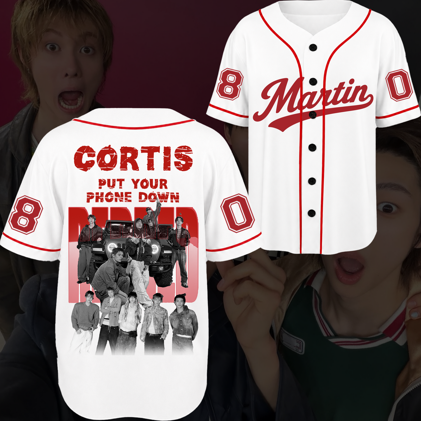 Blazing Cortis Put Your Phone Down Tour Baseball Jersey Gift For Fans