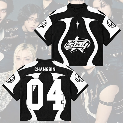 Fiery Stay This That Album  Run It World Tour Mixed Mesh Jersey Gift for Fans