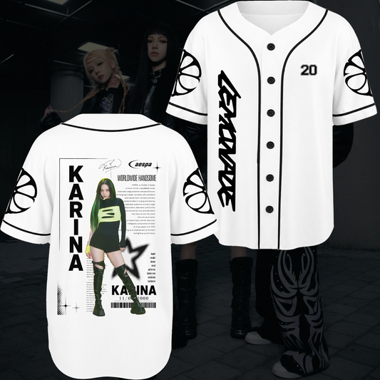 Aespa Chronicles Lemonade Baseball Jersey Gift For Fans