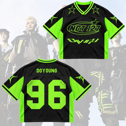 NCT 127 00 Blingy Album Futuristic Cyber Mixed Mesh Jersey Gift For Fans