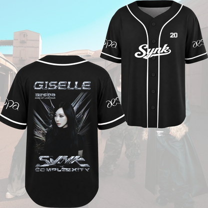 Aespa SYNK Complexity Tour Baseball Jersey Kpop Member Merch Gift For Fans