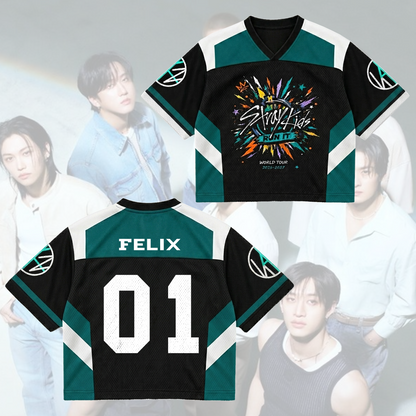 Stray Kids This & That Comeback Mixed Mesh Jersey Run It Gifts For Fans