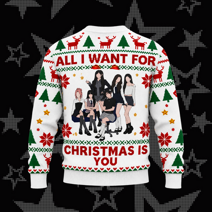 All I Want for Christmas Is You I.V.E Ugly Sweater Gift For Dive