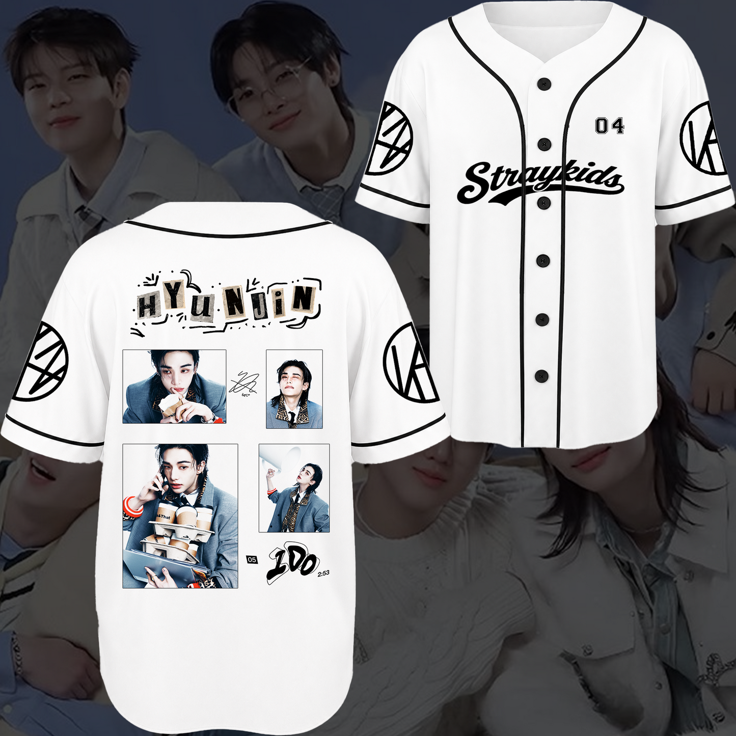 Stray Kids THIS & THAT Era Baseball Jersey Unisex Streetwear Concert Gift For Fans