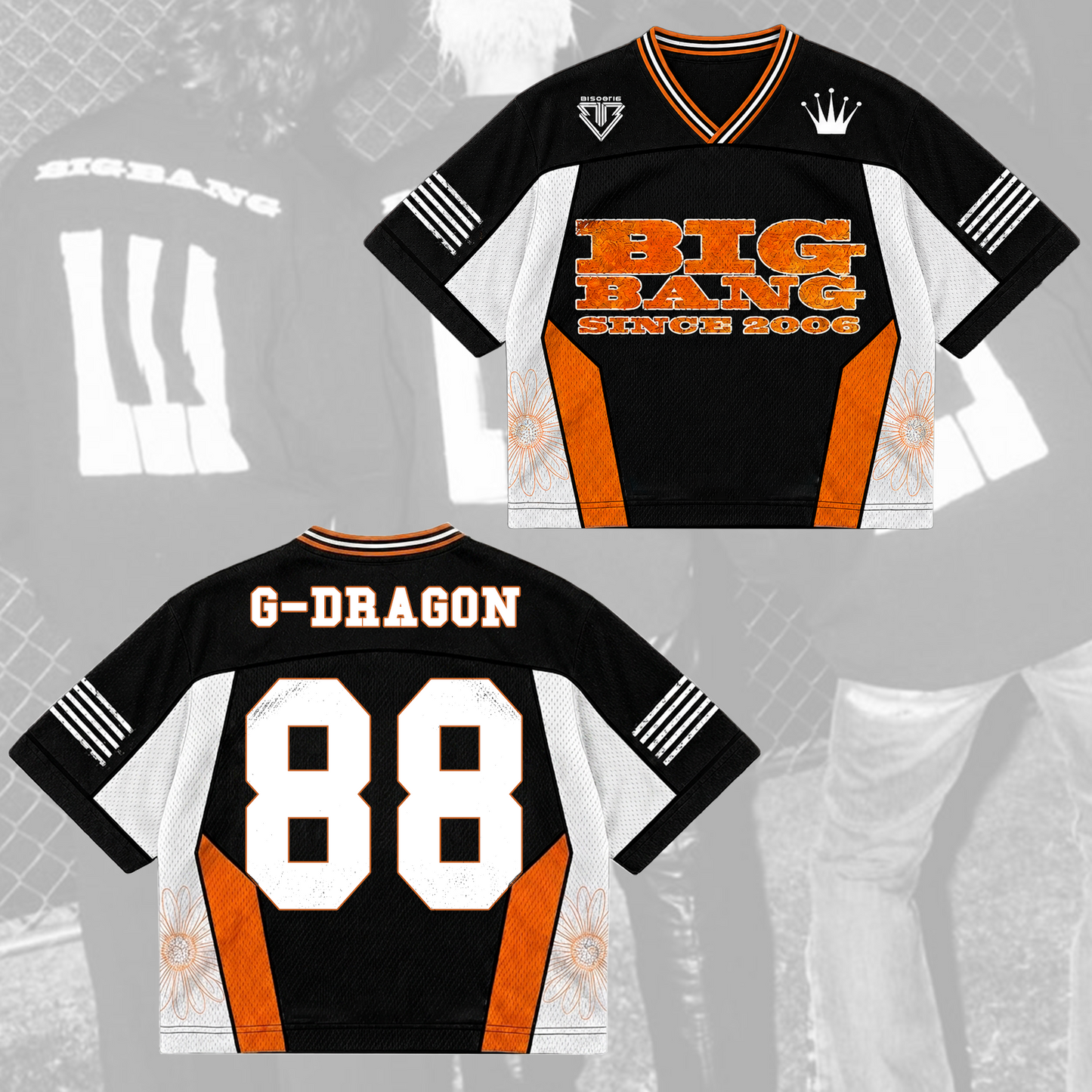 BIGBANG 2026 World Tour Cosmos Mixed Mesh Jersey Gift For Fans