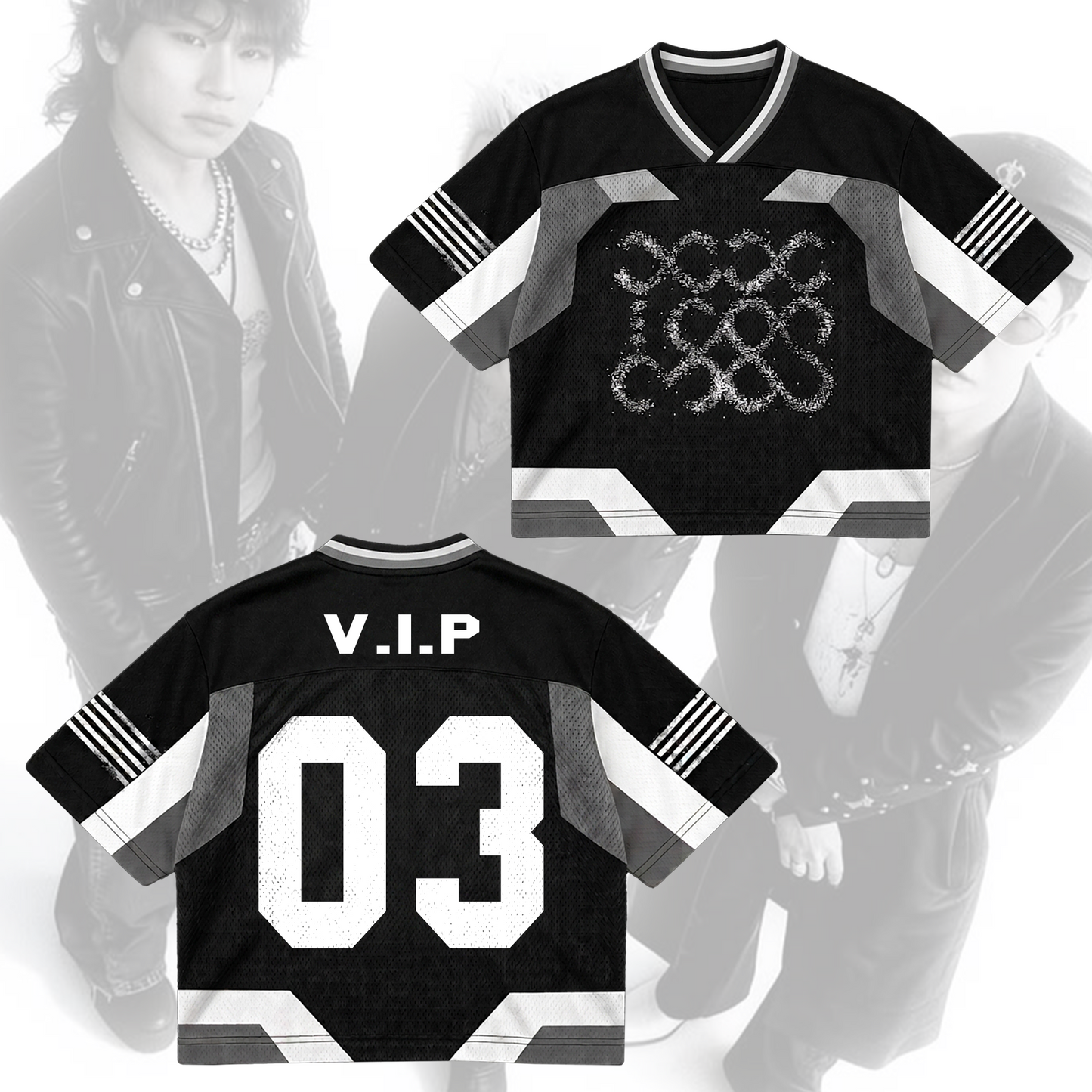BIGBANG 20th Anniversary Concert Mixed Mesh Jersey Gift For Fans