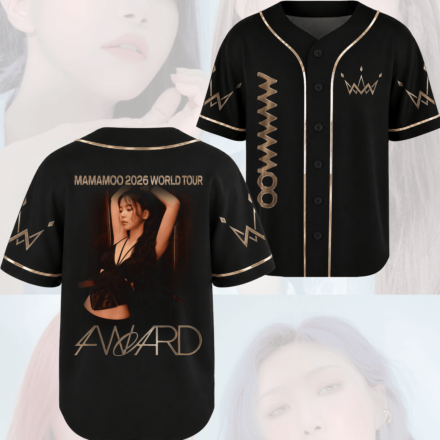 4ward World Tour Mamamoo  Baseball Jersey Fan Edition