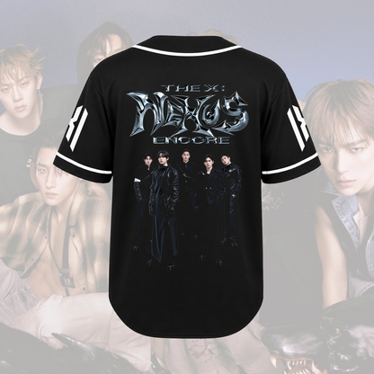MONSTA X Monbebe The Phase Tour Grunge Baseballtrikot Geschenk für Fans