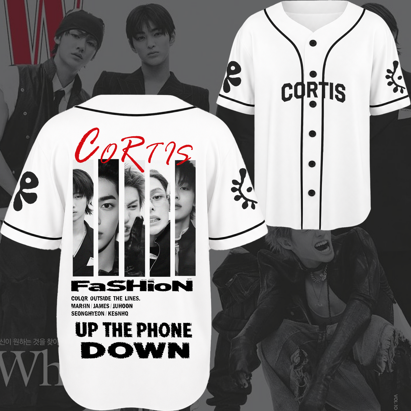 Unframed Odyssey Cortis Put Your Phone Down Tour Baseball Jersey Gift For Fans