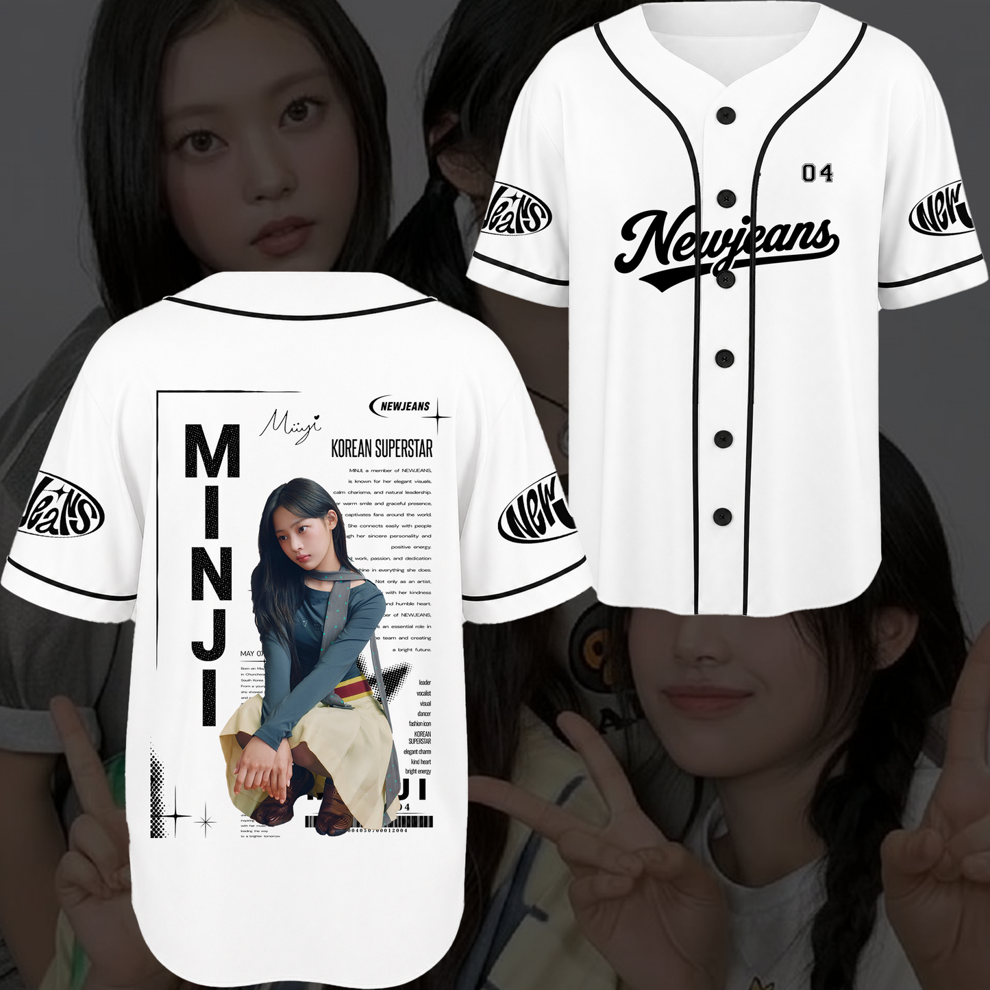 Newjeans Chronicles 2026 Summer Come Back Baseball Jersey Gift For Fans