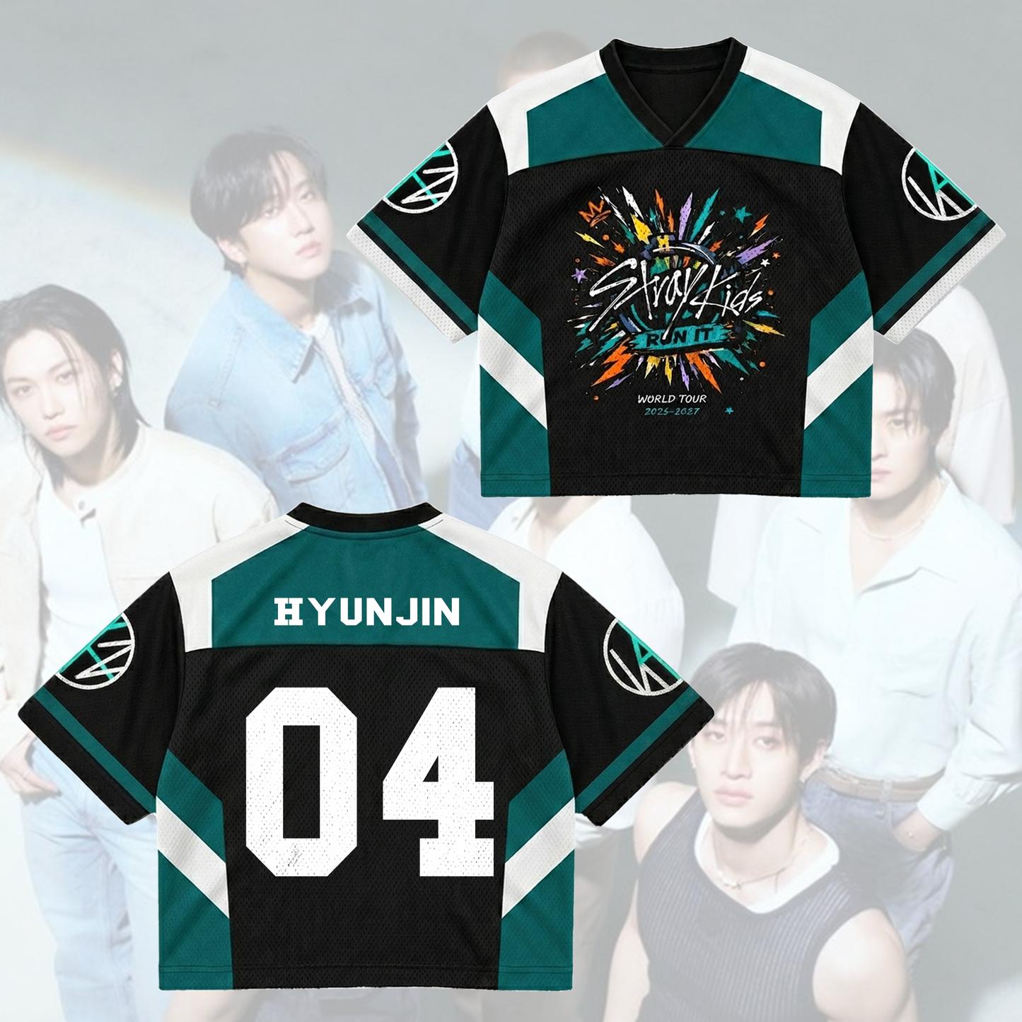 Stray Kids This & That Comeback Mixed Mesh Jersey Run It Gifts For Fans