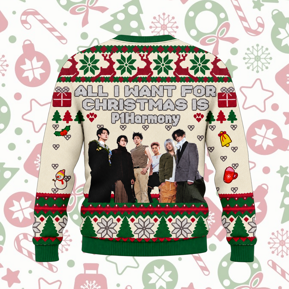 All I Want For Christmas Is P1Harmony Ugly Sweater