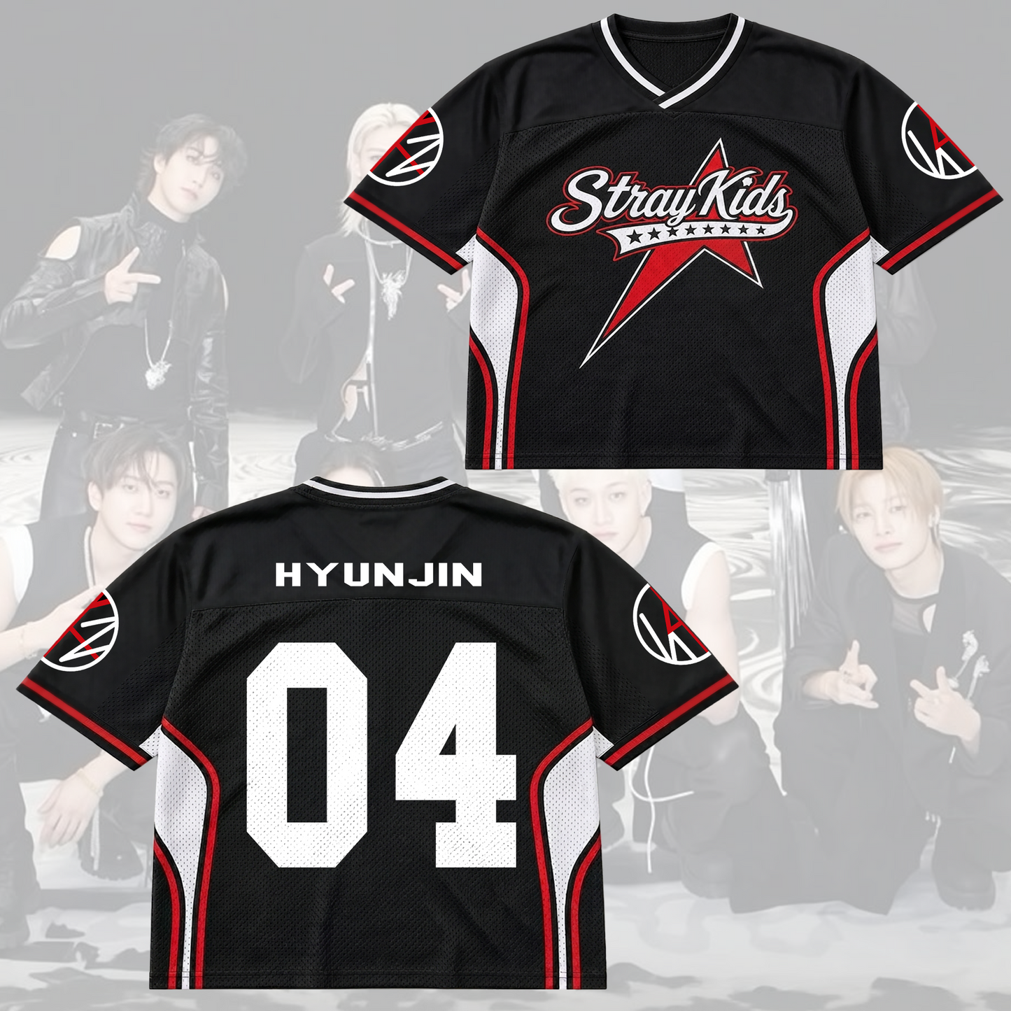 Sporty Stray Kids This That Mixed Mesh Jersey Gift For Stay