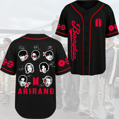 Bangtan Face To Face BTS World Tour Baseball Jersey Gift For Fans