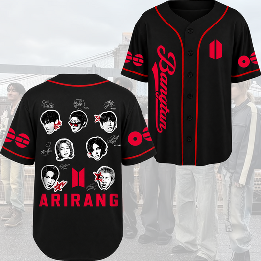 Bangtan Face To Face BTS World Tour Baseball Jersey Gift For Fans