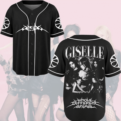 Sinister Aespa Lemonade Album Baseball Jersey Fan Edition