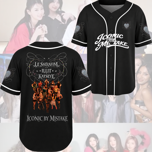 Dynamite Iconic By Mistake Katseye Le Serrafim Illit Jersey Fan Edtion
