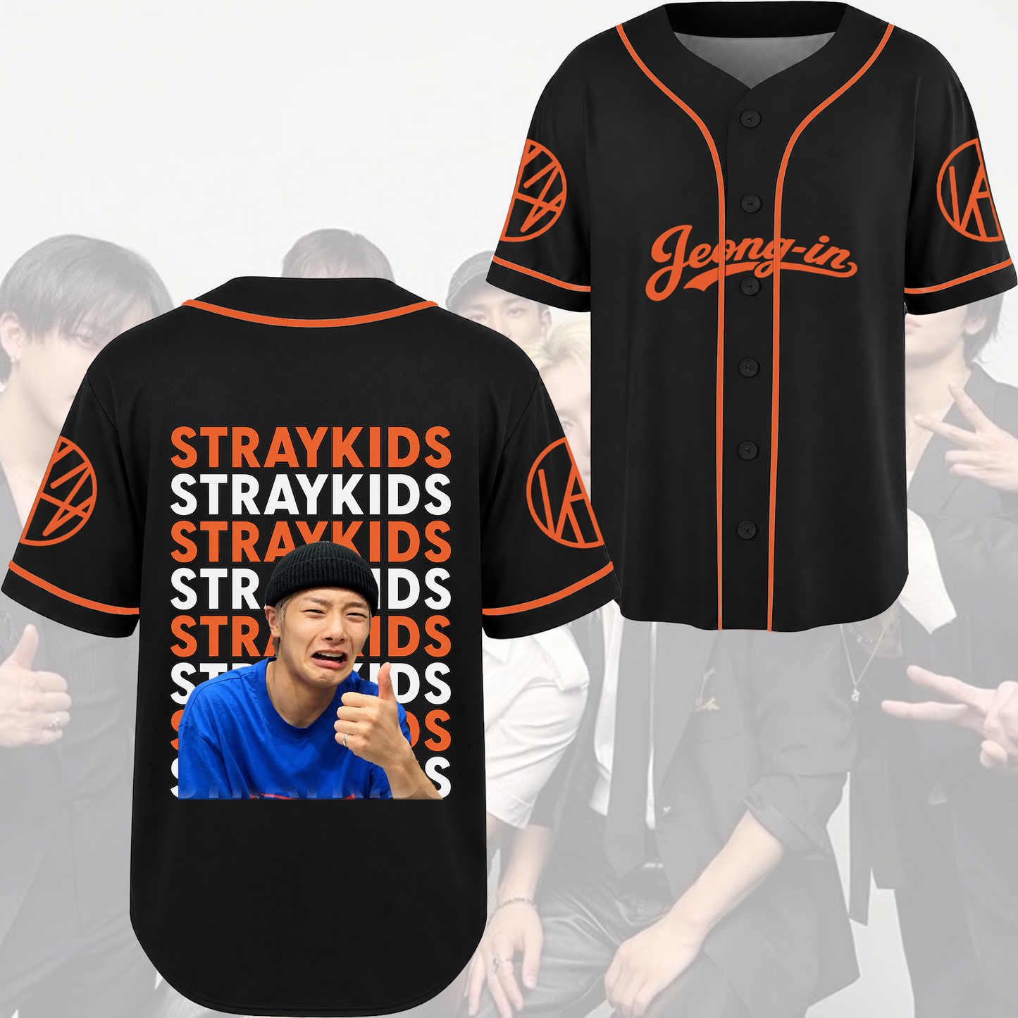 Stray Kids Dynamic Meme Concept Baseball Jersey STAY Aesthetic Humor Gifts For Fans