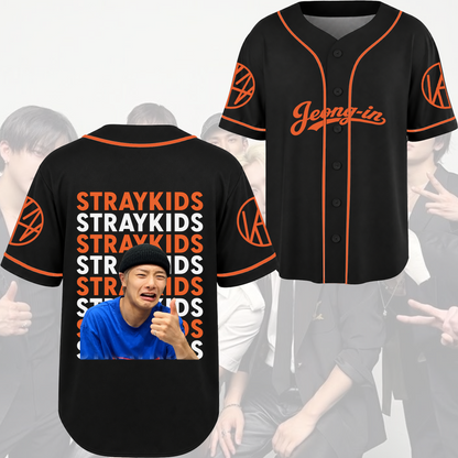 Stray Kids Dynamic Meme Concept Baseball Jersey STAY Aesthetic Humor Gifts For Fans