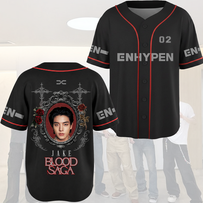 Immortal Mirror Enhypen Blood Saga World Tour Baseball Jersey Gift For Fans