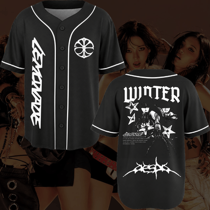 Aespa Winter Lemonade Album Baseball Jersey Fan Edition