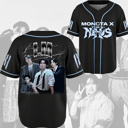 Monsta X World Tour  The X Nexus Baseball Jersey Fan Edition