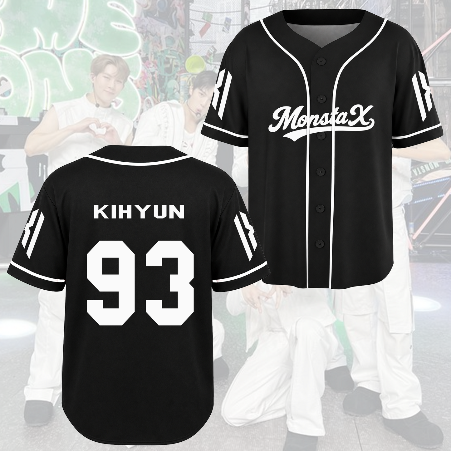 MONSTA X Come Back Baseball Jersey Concert Outfit Gift For Fans