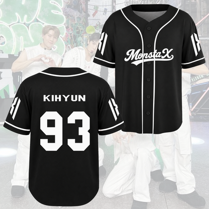 MONSTA X Come Back Baseball Jersey Concert Outfit Gift For Fans