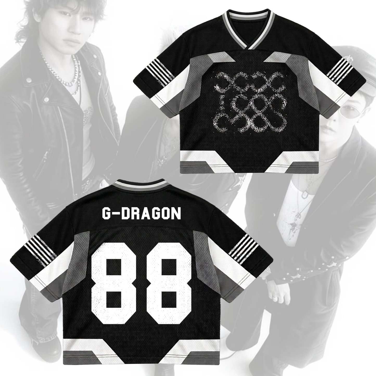 BIGBANG 20th Anniversary Concert Mixed Mesh Jersey Gift For Fans