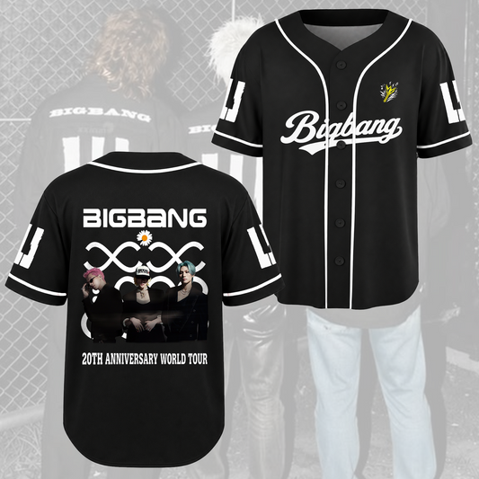 BIGBANG 20th Anniversary World Tour Cosmos Baseball Jersey Gift For Fans