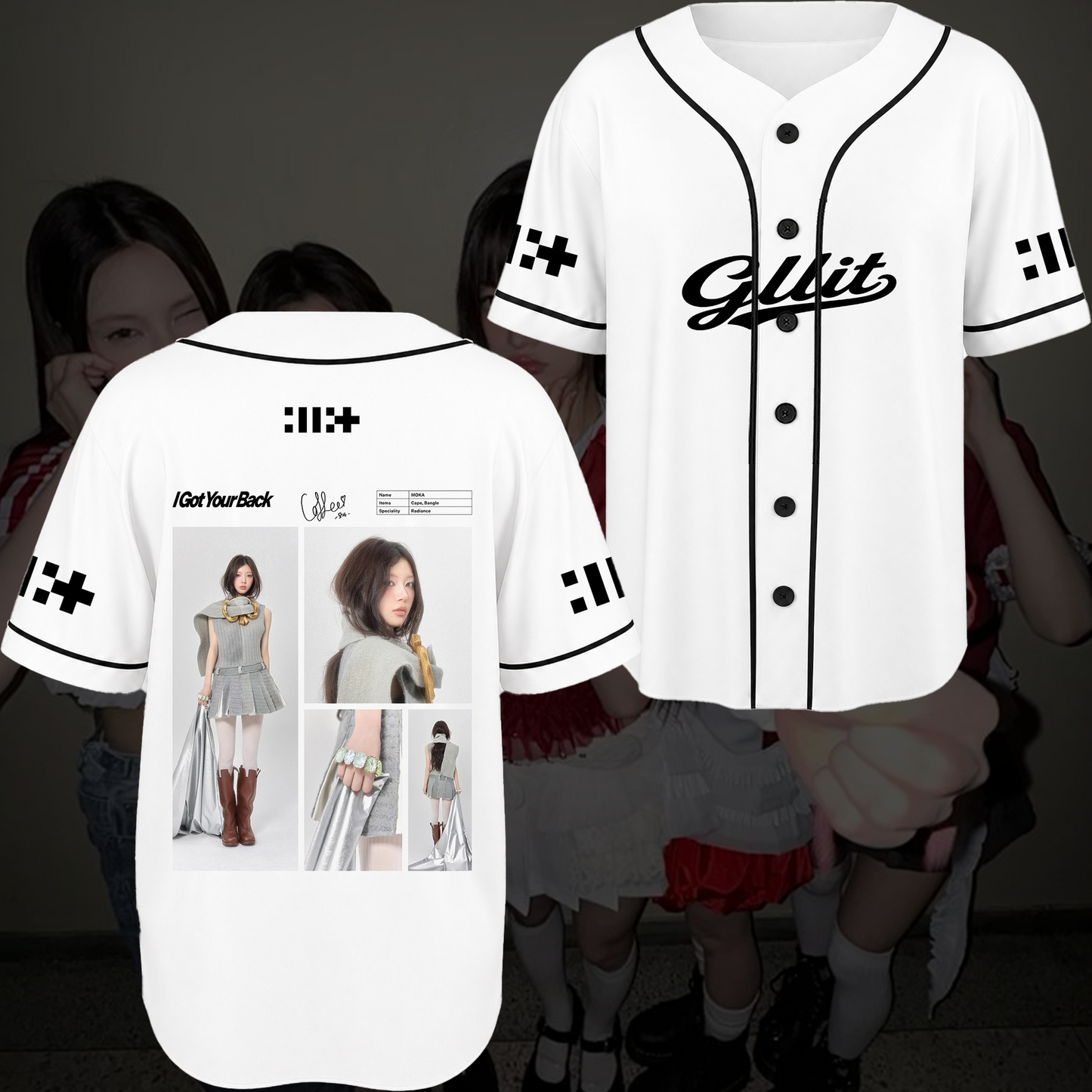 Illit I Got Your Back Baseball Jersey Signature Retro Merch Gift For Fans