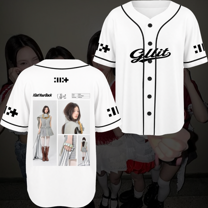 Illit I Got Your Back Baseball Jersey Signature Retro Merch Gift For Fans